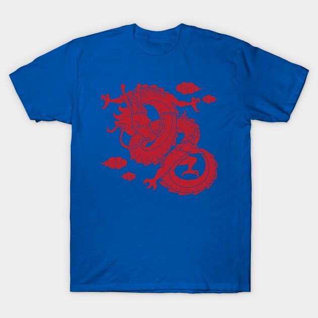 Chinese Dragon T-Shirt by Mako Design 